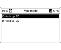 Map mode ( )